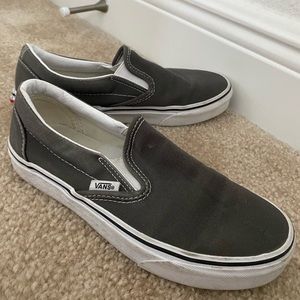 Vans Slip Ons (Charcoal)